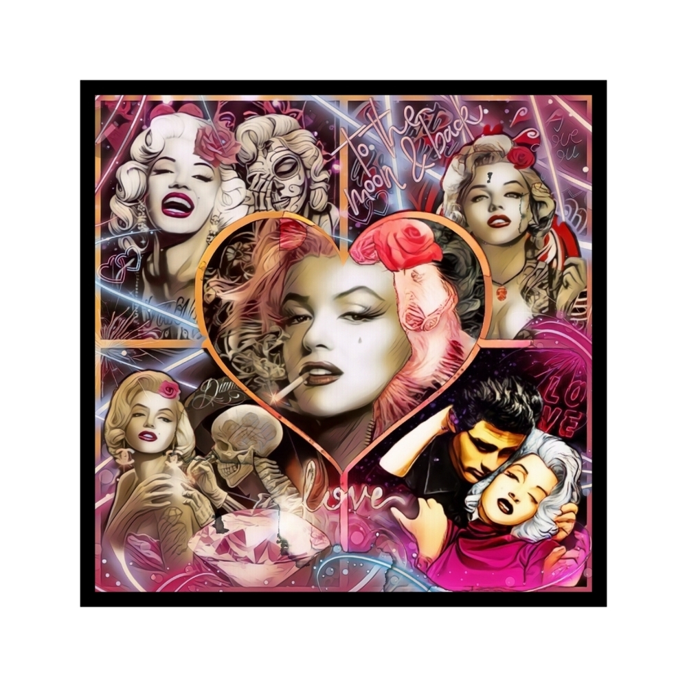 Marilyn Monroe 8 1/2"x11" Wall Art